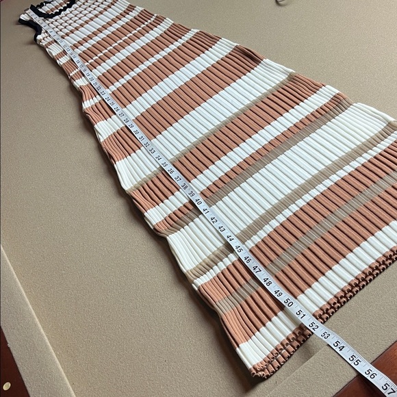 SONIA BY SONIA RYKIEL Elegant Sleeveless Striped Maxi Dress - XS - Picture 9 of 11